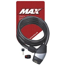 Zámek MAX lankový 15 x 1000mm + 2 klíče